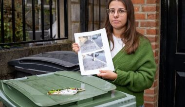 Francesca Poncetta, 32, was fined £600 by her local council for cardboard which ended up on her street