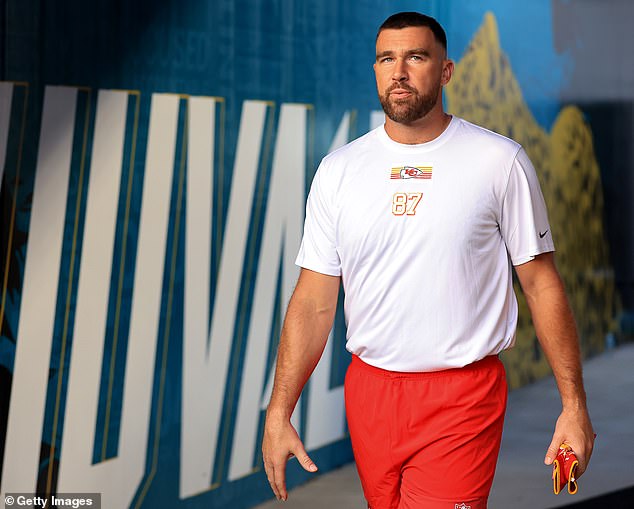 Fans were left stunned when they worked out her new song 'Wood' is about the Chiefs star