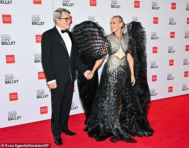 The couple also posed for several photos together, many of which showed them holding hands