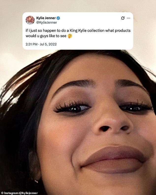 The 28-year-old makeup mogul's next output is an ode to her 'King Kylie' era, her late teen and early 20s years, during which she was known for her flamboyant style