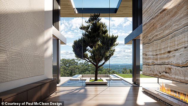 Exotic trees are often shipped in from around the world, and robots keep up with landscaping and watering