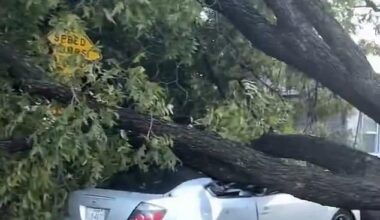 Texans are furious after they claim they were given 'no warning' ahead of what they said was a tornado which caused major damage