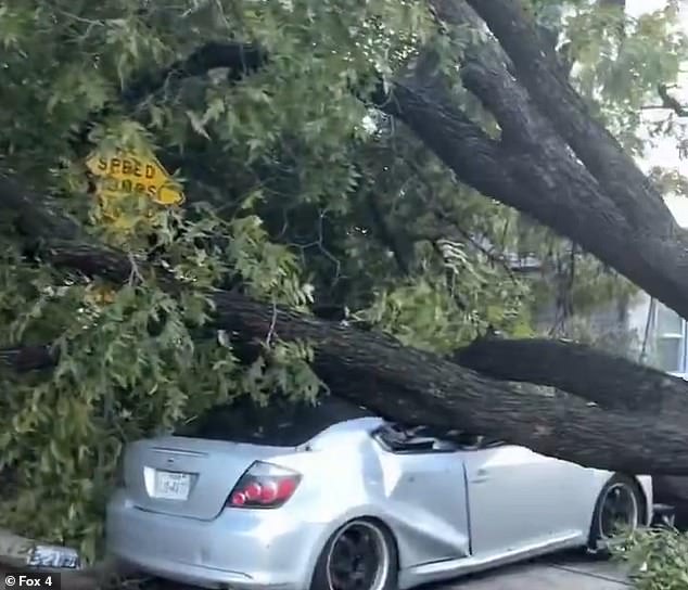 Texans are furious after they claim they were given 'no warning' ahead of what they said was a tornado which caused major damage