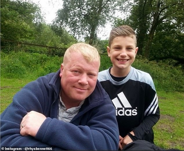 The 21-year-old defender shared pictures of him and his family with his father, as well as the telephone numbers for charities that provide urgent emotional support