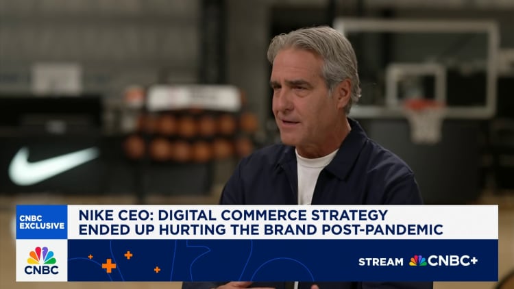 Nike CEO: We're putting the athlete back at the center of everything that we do