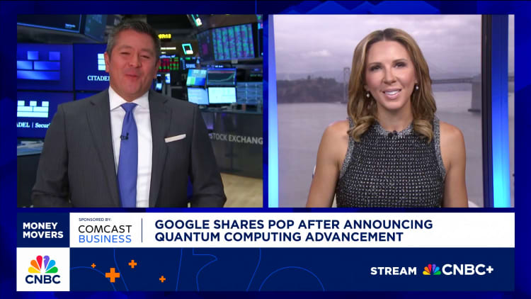 Google shares jump after announcing quantum computing advancement