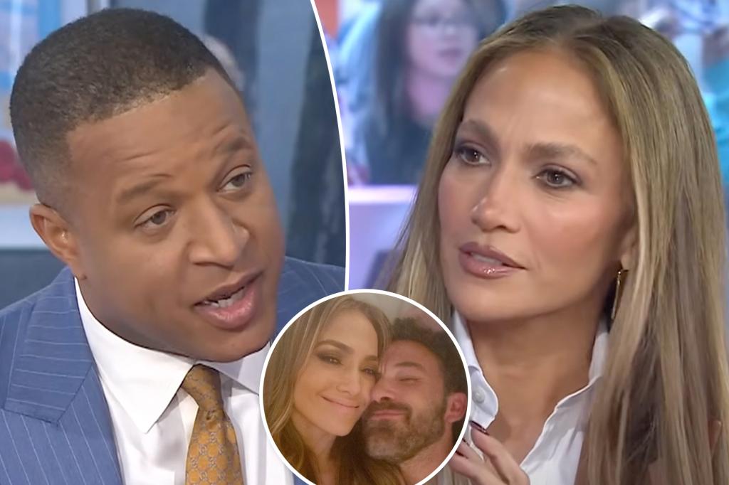 Jennifer Lopez calls out Craig Melvin for asking about Ben Affleck divorce