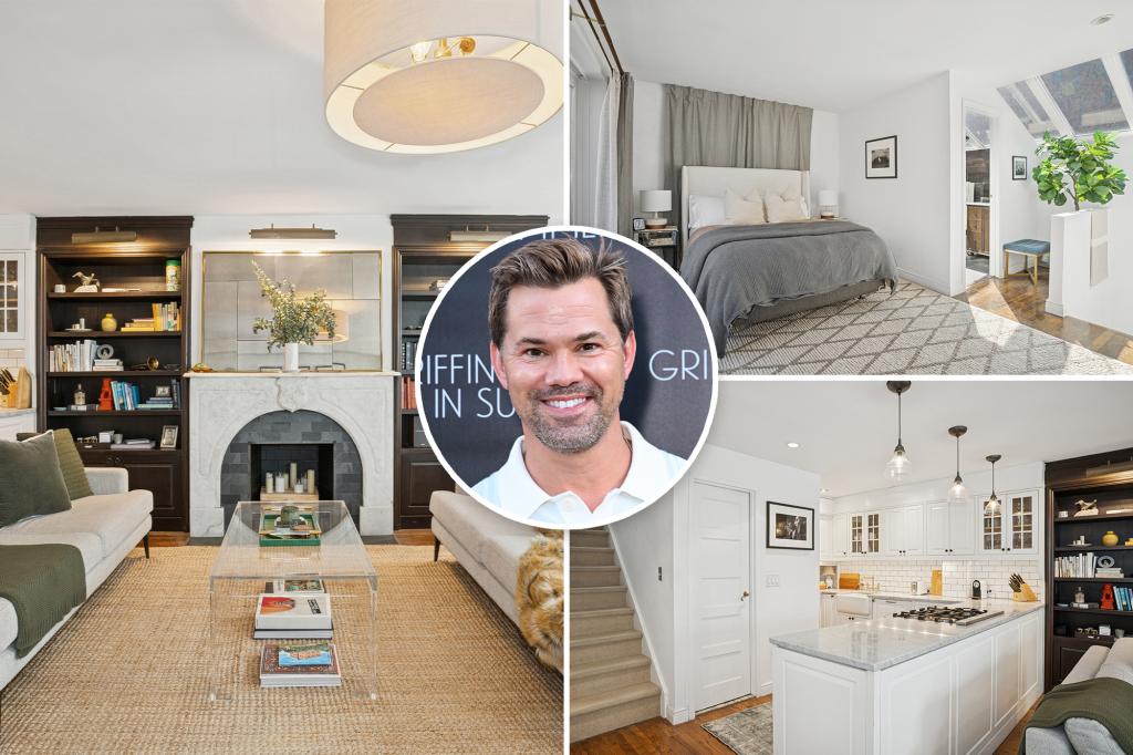 Andrew Rannells listed his NYC home because he's living in LA