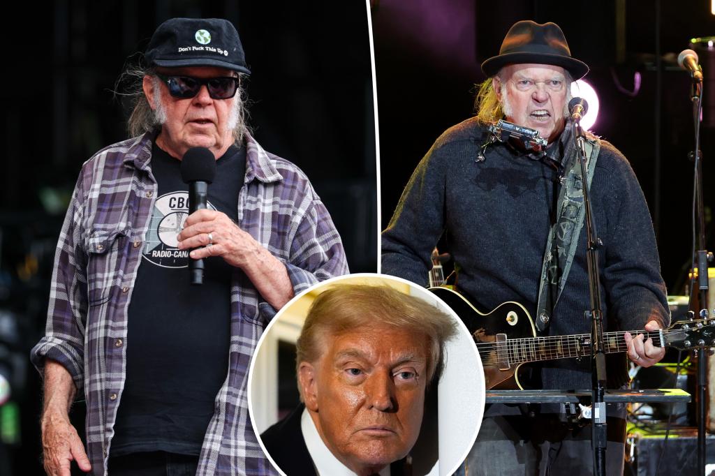 Neil Young slammed on social media for taking music off Amazon over Trump: 'A has been'
