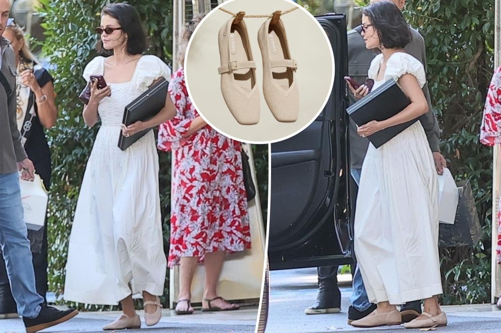 Selena Gomez just wore Vivaia's under-$140 flats