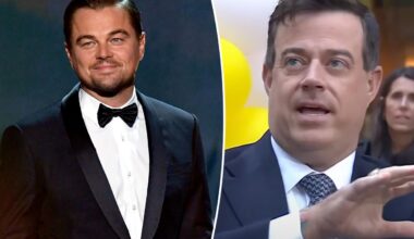 Carson Daly is mortified for what he called Leonardo DiCaprio on TV