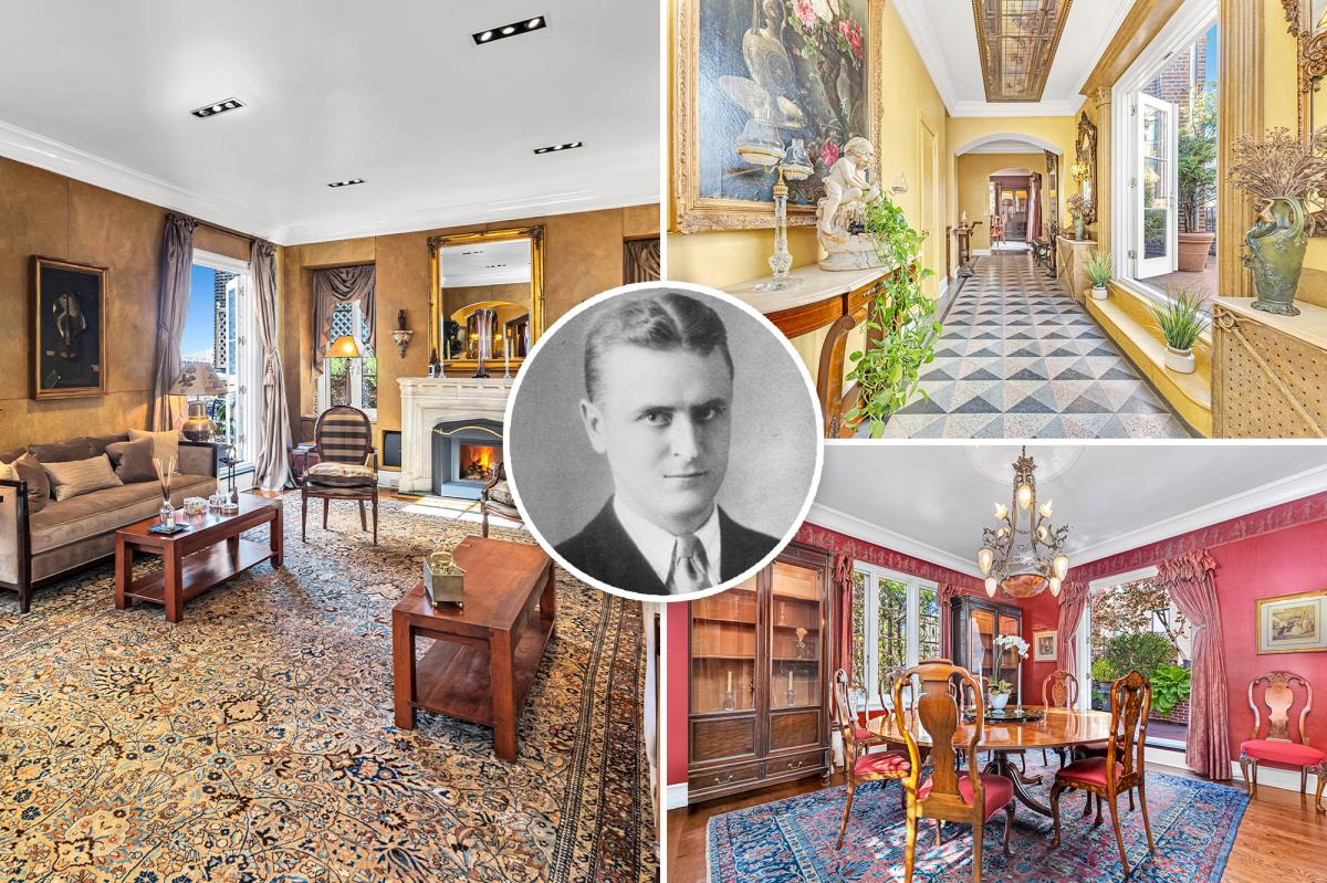 F. Scott Fitzgerald's former NYC home asks $4.5M