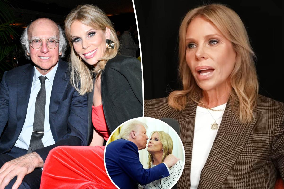 Cheryl Hines reveals where she stands with 'Curb Your Enthusiasm' co-star Larry David after 'going MAGA'