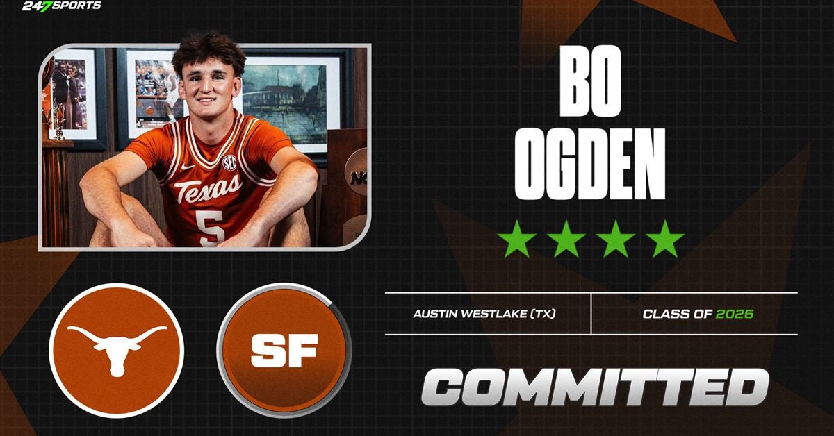 No. 31-ranked Bo Ogden commits to Texas basketball - Tar Heel Times
