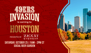 San Francisco 49ers Houston Invasion at Social Beer Garden