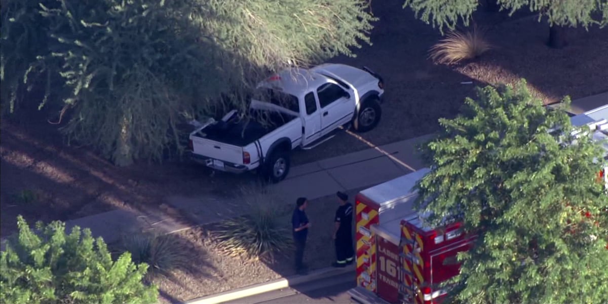 Person has life-threatening injuries after west Phoenix crash