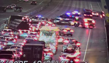 Fatal crash with 18-wheeler blocks lanes of I-10 at BW8