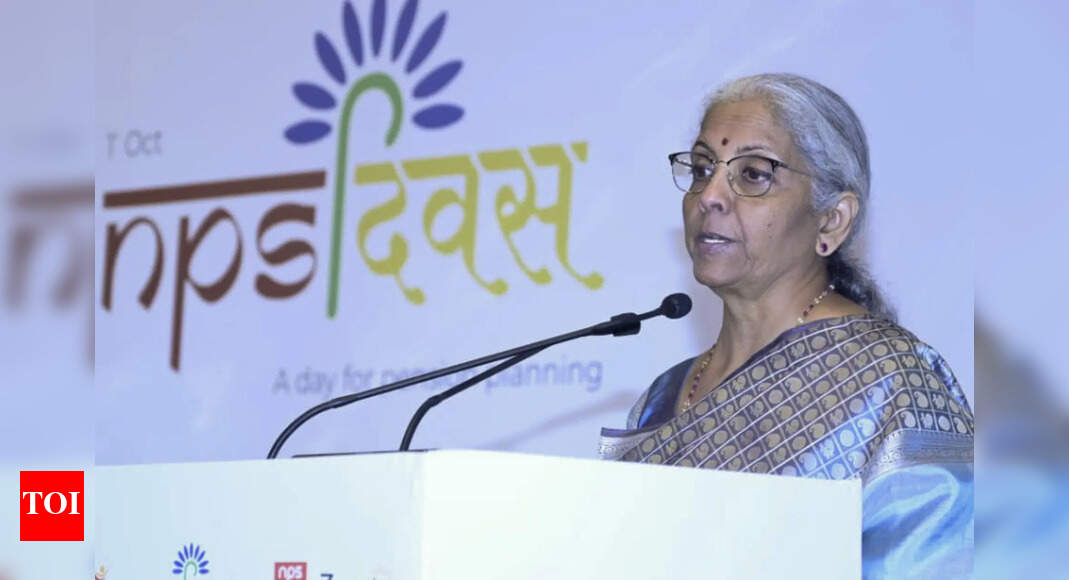 FM seeks to broaden NPS coverage: Move to rope in gig workers; consultations on | India News