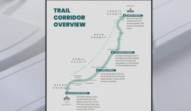 100-mile hiking trail could connect San Antonio to Austin