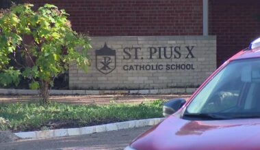 Bronze tiger statue stolen from St. Pius X