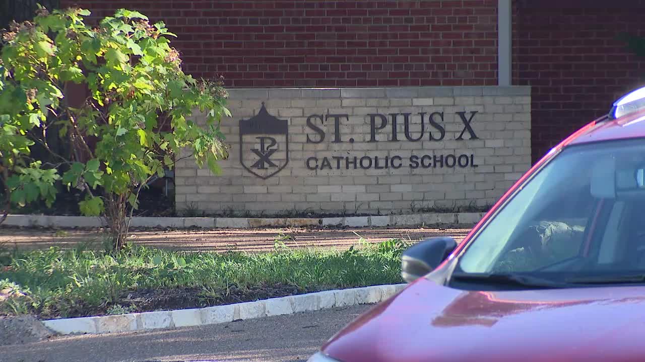 Bronze tiger statue stolen from St. Pius X