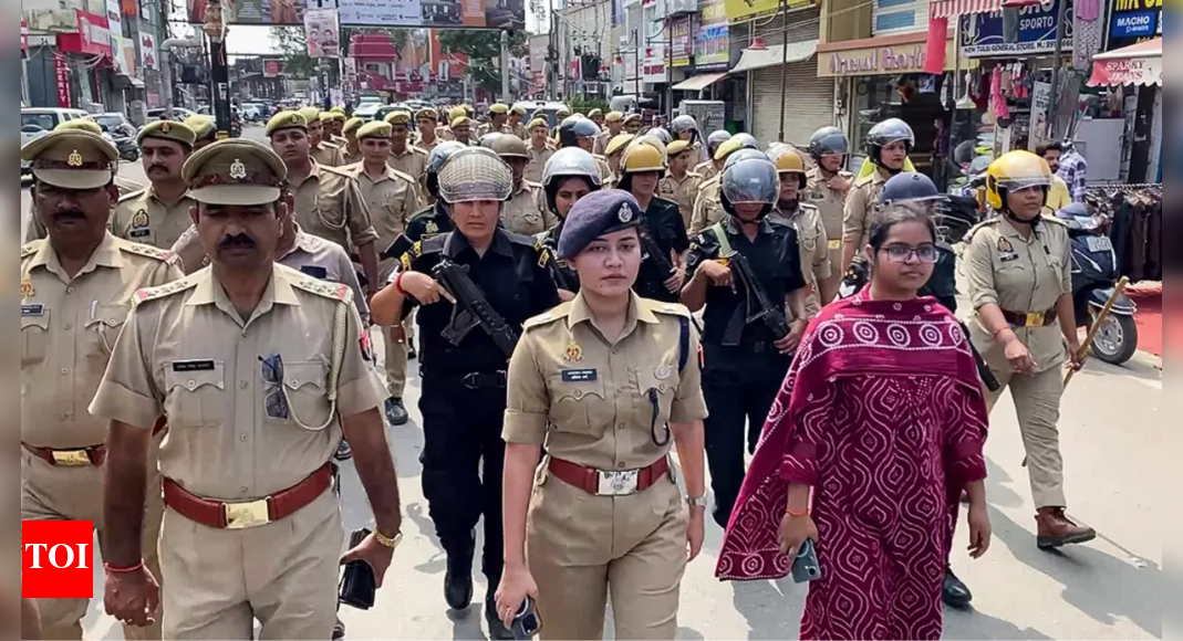 Drones in air, police on streets: Security beefed up in Bareilly as four districts put on alert; internet service suspended | India News