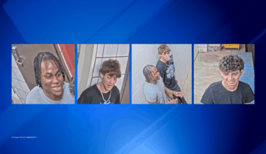 Chicago Police Department looking for 2 suspects in robbery on CTA train near Clark/Lake station in the Loop