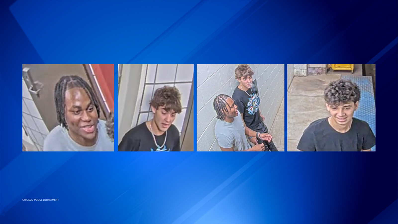 Chicago Police Department looking for 2 suspects in robbery on CTA train near Clark/Lake station in the Loop