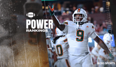 College Football Power Rankings: Miami returns to No. 1 as Penn State, Texas plummet after brutal losses