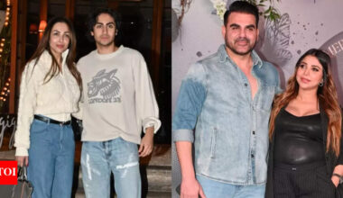 Malaika Arora reacts as Arhaan Khan welcomes Arbaaz Khan, Sshura Khan's baby girl in a hilariously adorable manner - PIC inside | Hindi Movie News