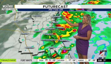 Nor’easter brings heavy rain, winds to Northeast Florida