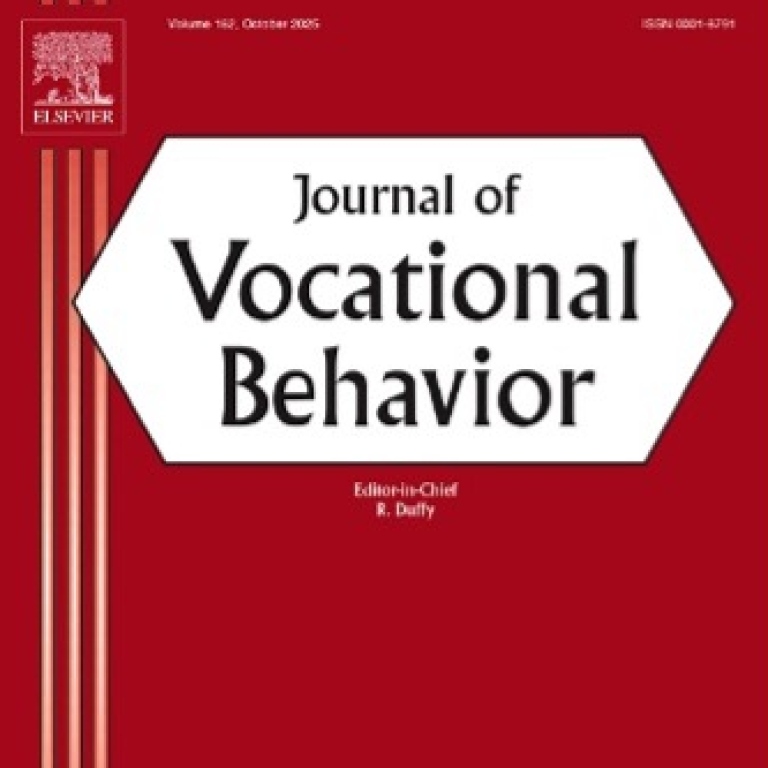 Journal of Vocational Behavior, front cover.