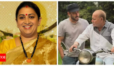'He called him useless': Smriti Irani on Salim Khan scolding Salman Khan for stealing his car |