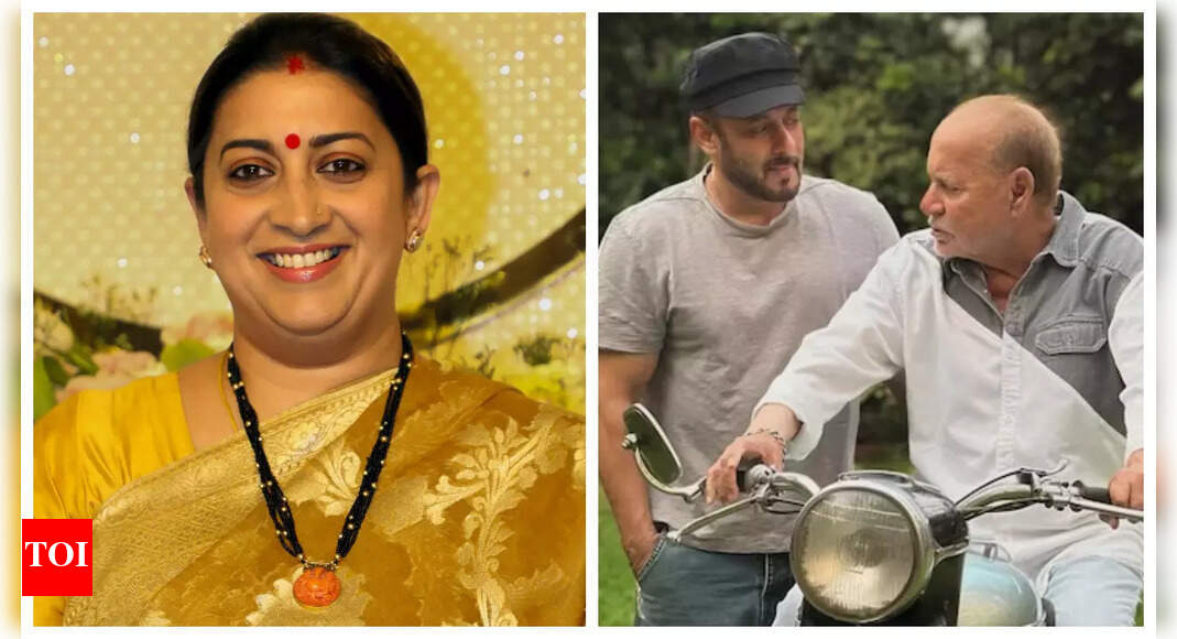 'He called him useless': Smriti Irani on Salim Khan scolding Salman Khan for stealing his car |