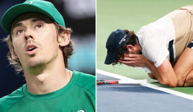 Pain for Alex de Minaur as fans blown away by moment never seen before in 35 years