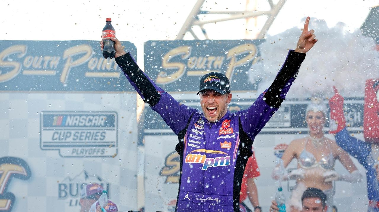How Denny Hamlin's emotional win at Las Vegas has him back in title contention