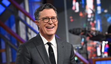 Stephen Colbert guest-stars in quirky mystery series as murdered talk show host
