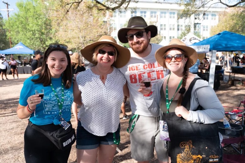 Revelers enjoy their tastings at a prior San Antonio Beer Festival.
