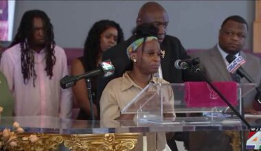 Woman charged in violent encounter with JSO officer speaks out alongside civil rights attorneys
