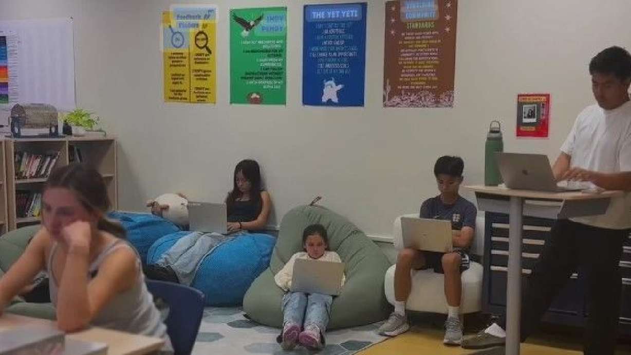 Private school using AI instead of teachers to teach students