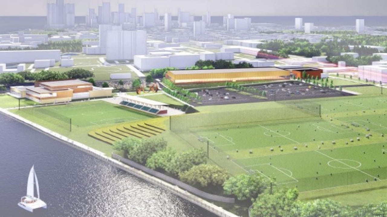 Future WNBA headquarters, youth sports facility would be built on Detroit River at former Uniroyal site