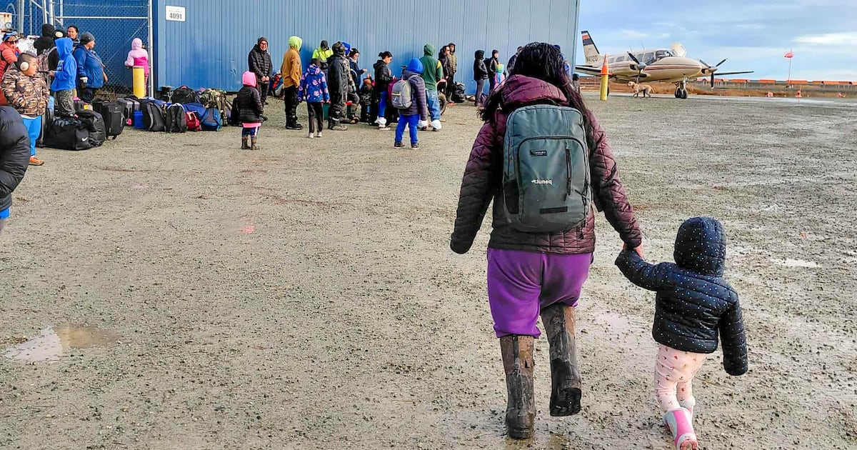 Hundreds airlifted from storm-battered Western Alaska villages in historic mass evacuation