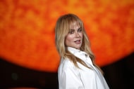 Nicole Kidman poses for photographers upon arrival at the Chanel Spring/Summer 2026...
