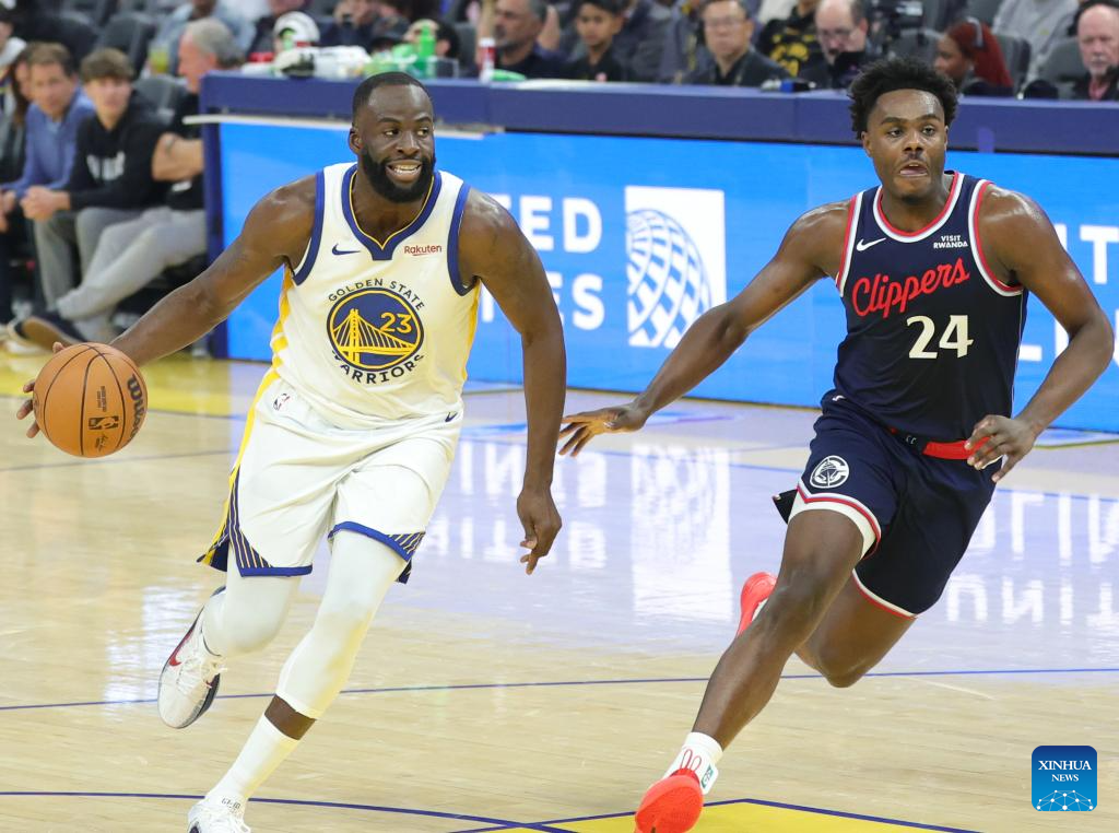 Golden State Warriors vs. Los Angeles Clippers-Xinhua