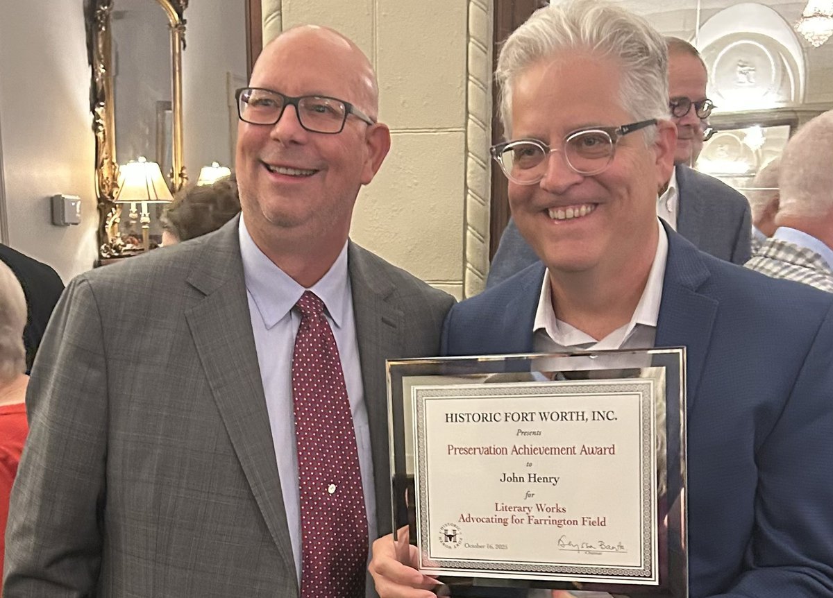 John Henry Wins Award for Farrington Field Article