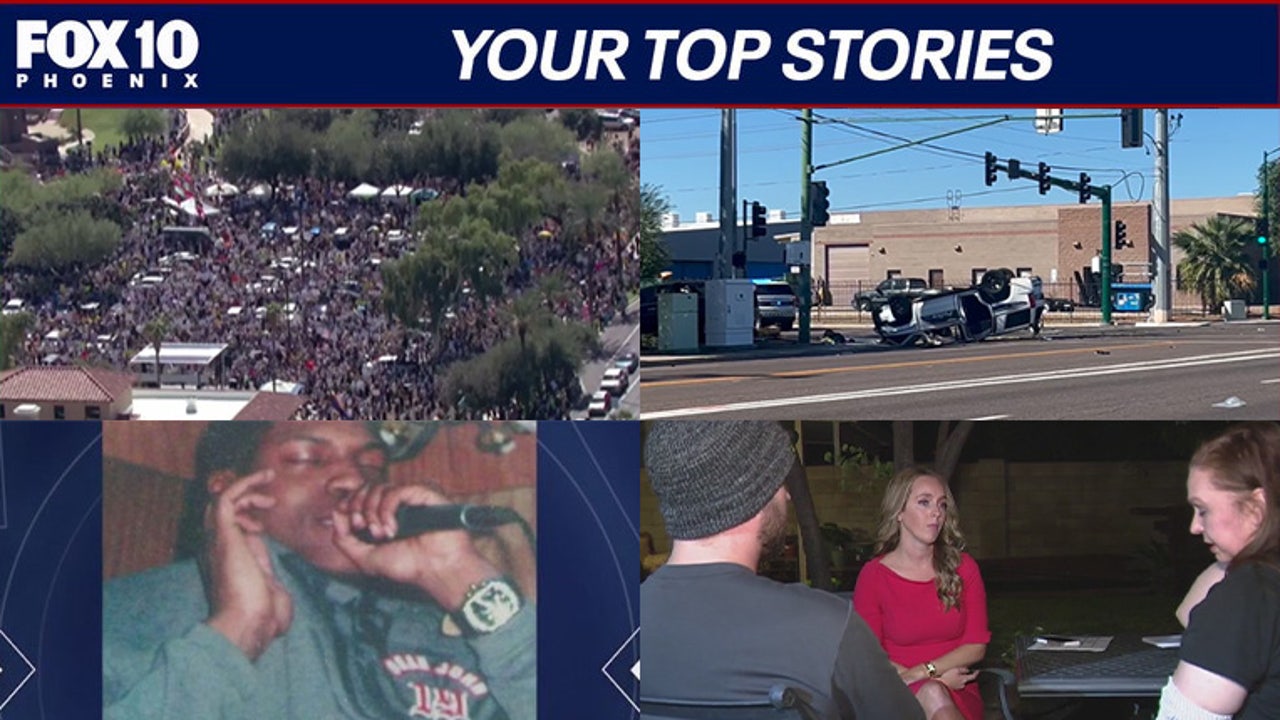 Thousands show at AZ 'No Kings' protests, 2 officers involved in rollover crash | Nightly Roundup