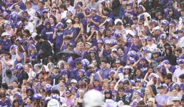 See photos as TCU fans brave the weather for win over Baylor