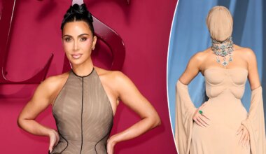 Kim Kardashian's face-covering gown sparks mixed reactions at gala