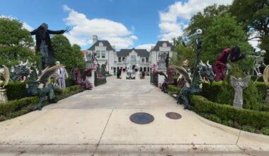 Dallas Halloween home's lights are too bright, too popular, and now a City Hall problem