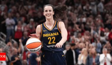 ‘Caitlin Clark effect’ shines bright as Miss Indiana rocks Indiana Fever-inspired outfit | NBA News